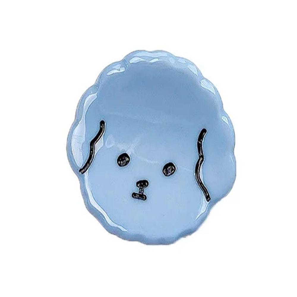 Cartoon puppy acetic acid claw clip temperament cute mini hair clip side clip hair clip hair accessory