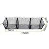 Car Three-pockets Cargo Net Trunk Bed Organizer Mesh Storage Bag Accessories