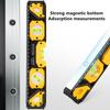 Magnetische Hochpräzisions-Wasserwaage Hochlagerlineal Hebelblasen-Wasserwaage für Heimwerker-Heimdekoration Messwerkzeuge