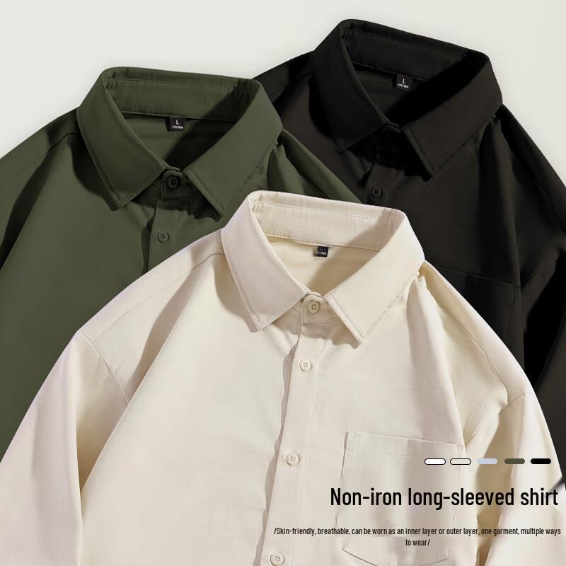 JEEP Men's Anti-Pilling Long Sleeve Casual Shirt