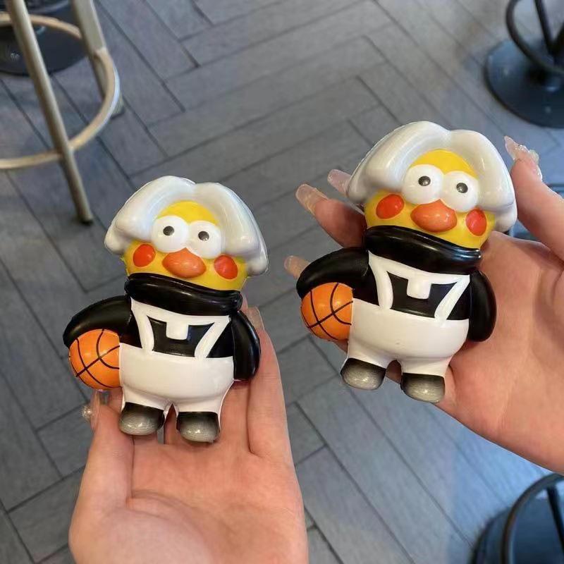 Beautiful Chicken Slow Rebound Toy Doll - Little Black Child Ikun Kunkun Car Ornament, Internet Celebrity Toy.