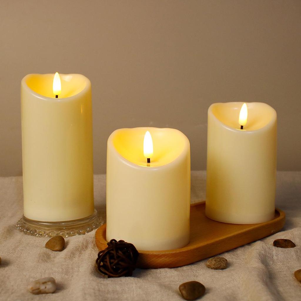 LED Tea Light Candles - Flameless Weeping Lights for Christmas and Wedding Decorations