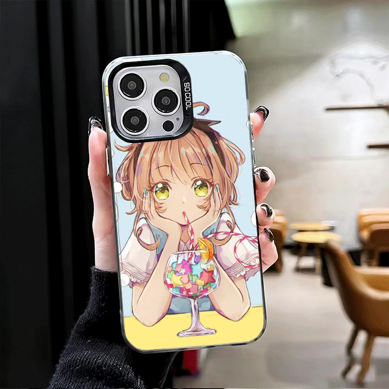 CardCaptor Sakura Anime Soft Phone Case for iPhone 15 16 17 Pro Max 17Air 16E 14 Plus 13 12 Mini Shockproof Cover Back Shell
