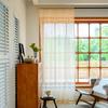 French Translucent Curtains Bohemian Style Hollow Lace Fabric Four Season Universal Living Room Decoration Drapes Vintage Tassel Fabric Curtain