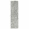 4 piece TV cabinet set concrete grey particleboard
