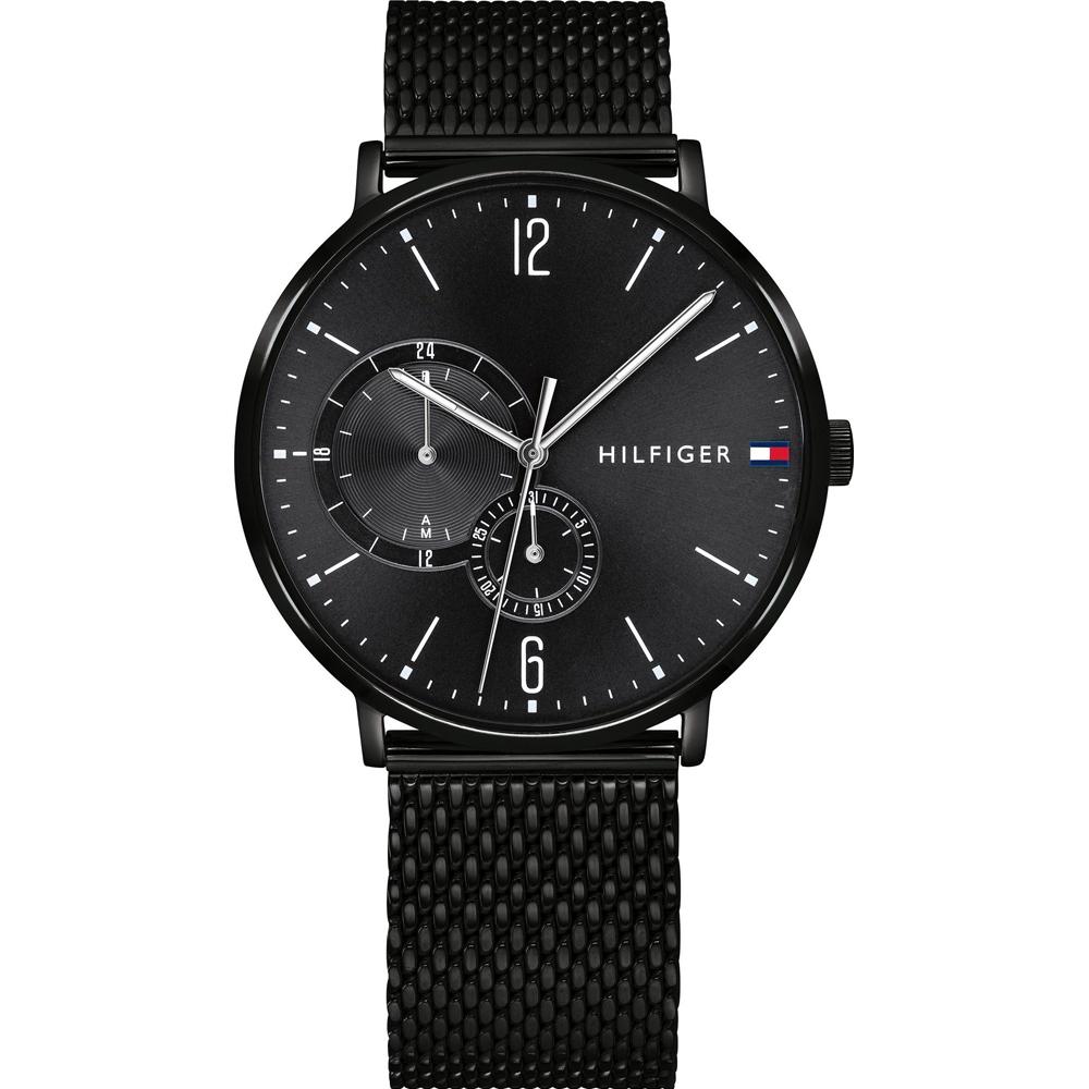 

Tommy Hilfiger Brooklyn Black Dial Black Metal Bracelet Men s Quartz Watch 1791507 чёрный