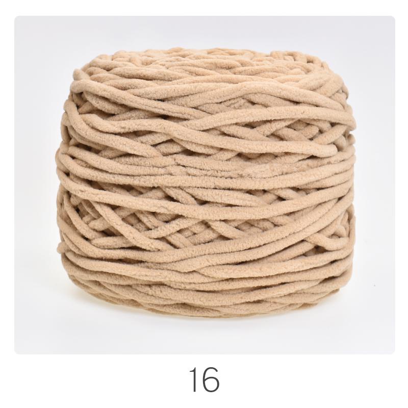 Chunky Ice Silk Yarn for Hand-Knitting: Ideal for Sweaters, Scarves, Bags, Crochet Dolls, and Hooked Shoes
