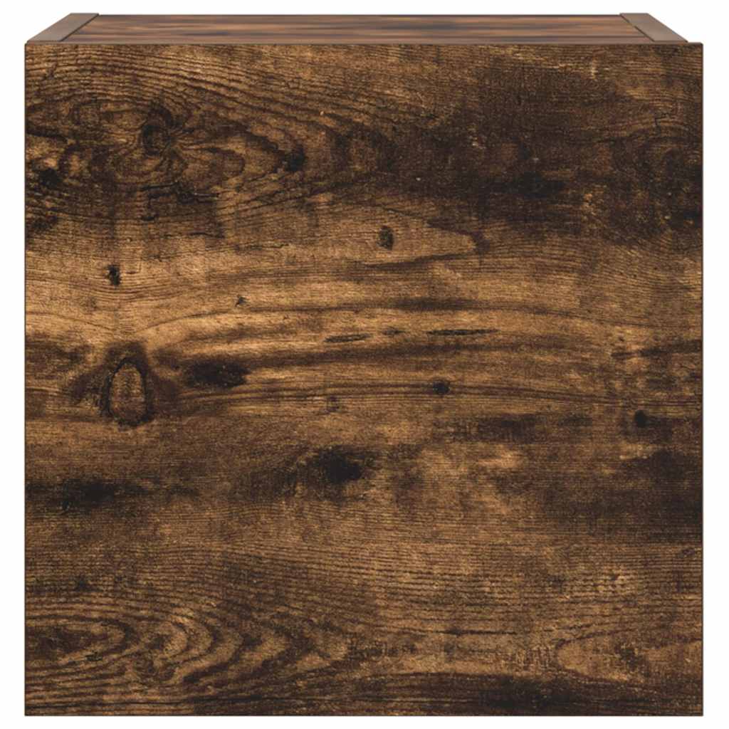 3 piece TV cabinet set smoked oak effect particle board