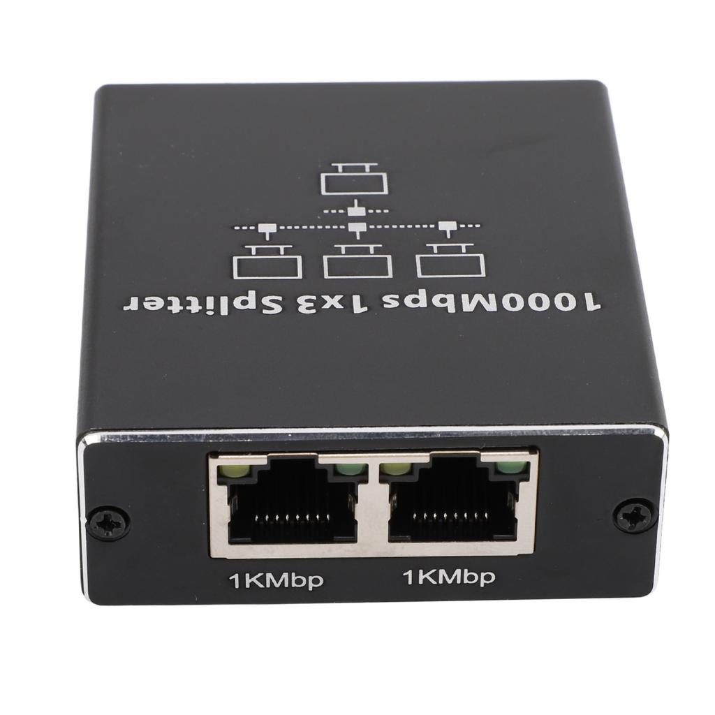 Ethernet-Splitter 1 zu 3 1000Mbps LAN-Splitter Netzwerk-Switch Gigabit-Internet-Splitter für Cat 6 7 8 Kabel