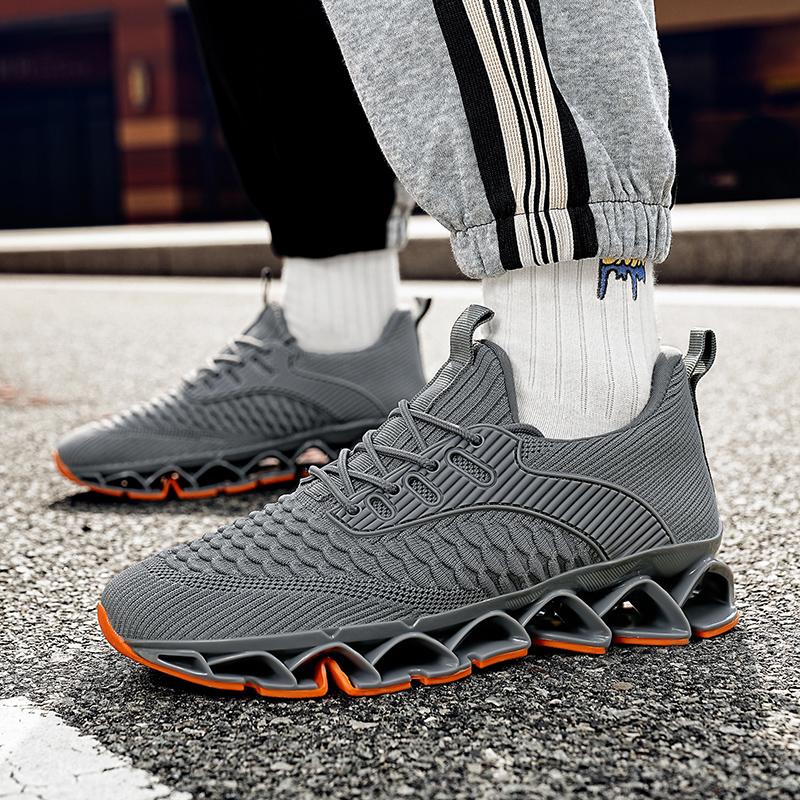 New Men Running Shoes Size 48 Lace Up Jogging Casual Blade Walking Brand Sneakers Breathable Outdoor Leisure Comfortabl