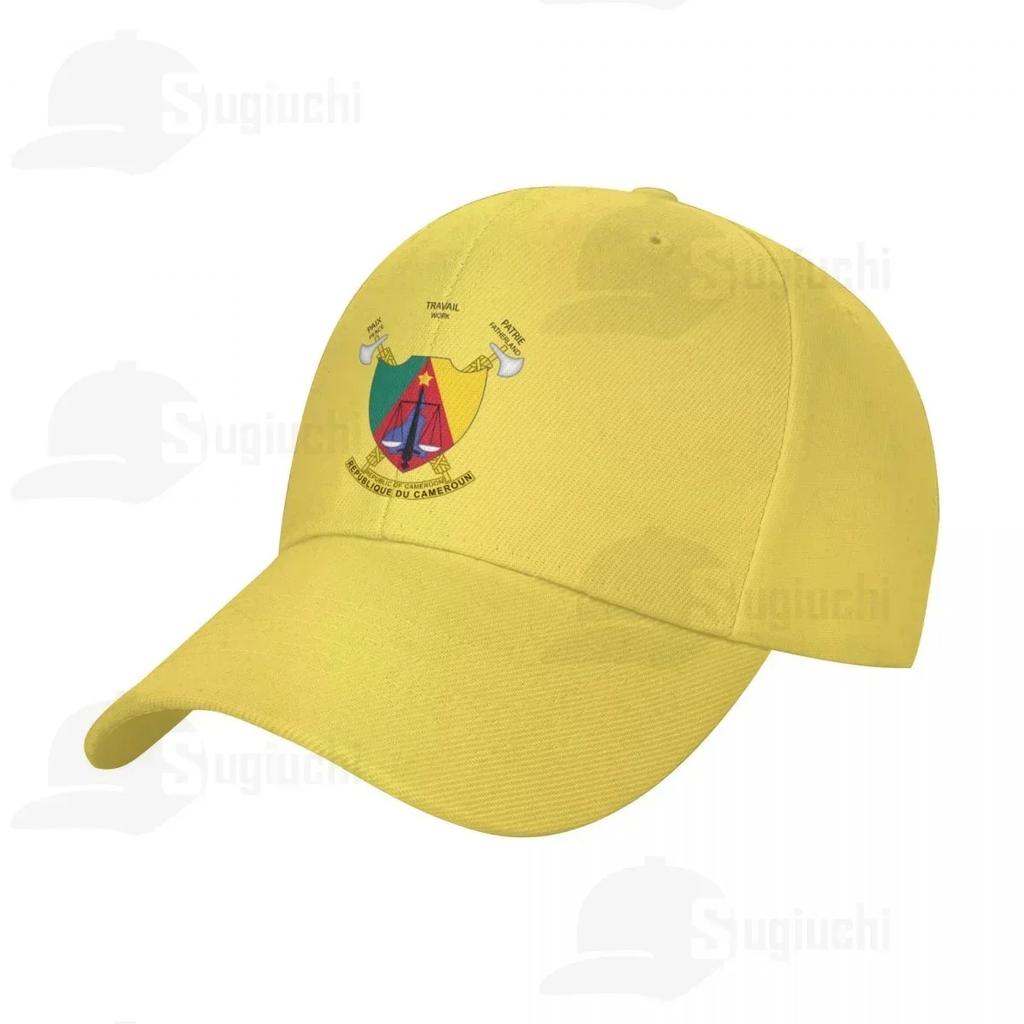 National Emblem Of Cameroo Coat Of Arms Sun Baseball Cap Dad Hats Adjustable For Unisex Women Unisex Outdoor Hat