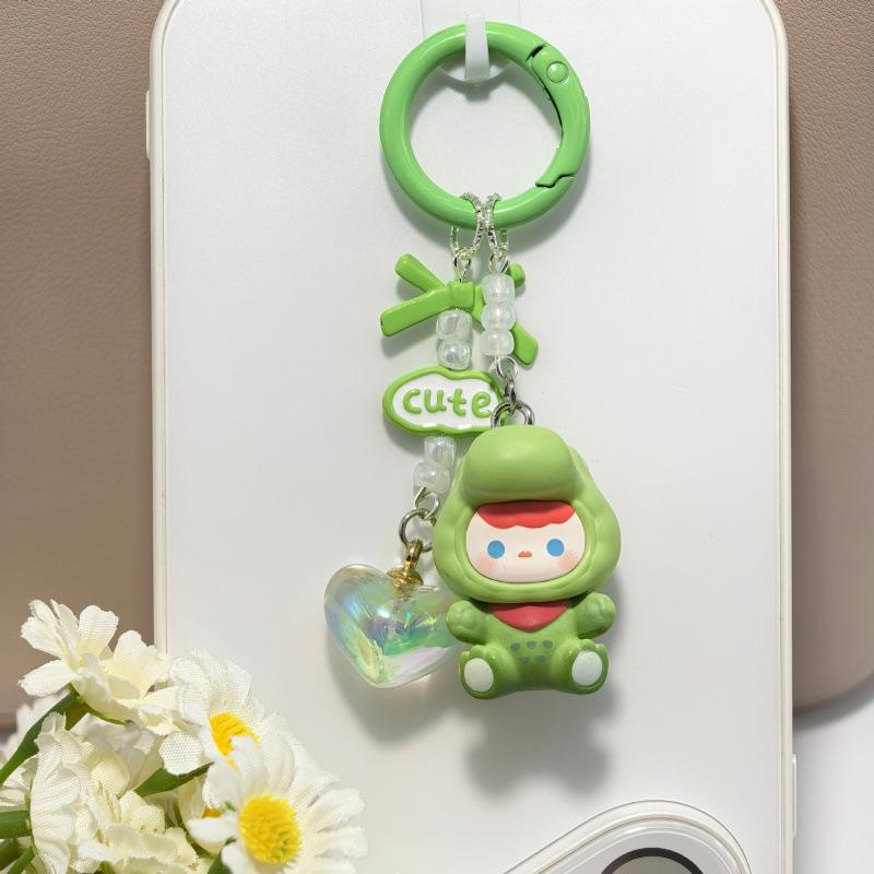 Original Pop Mart Bubble Bean Pyjama Herz Tidelope Anhänger Handy Lanyard