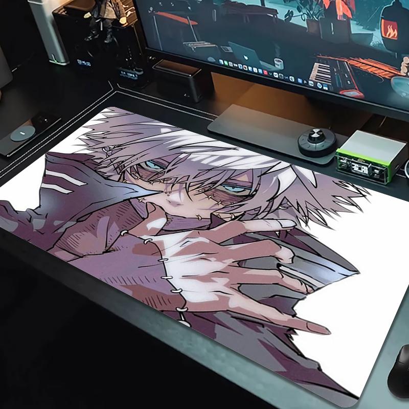 Touya Dabi Mouse Pad Large Gaming Table Cushion Nonslip Laptop Tablet Big Mousepad Xxl Mat Mini Pc Playmat With Lock Edge