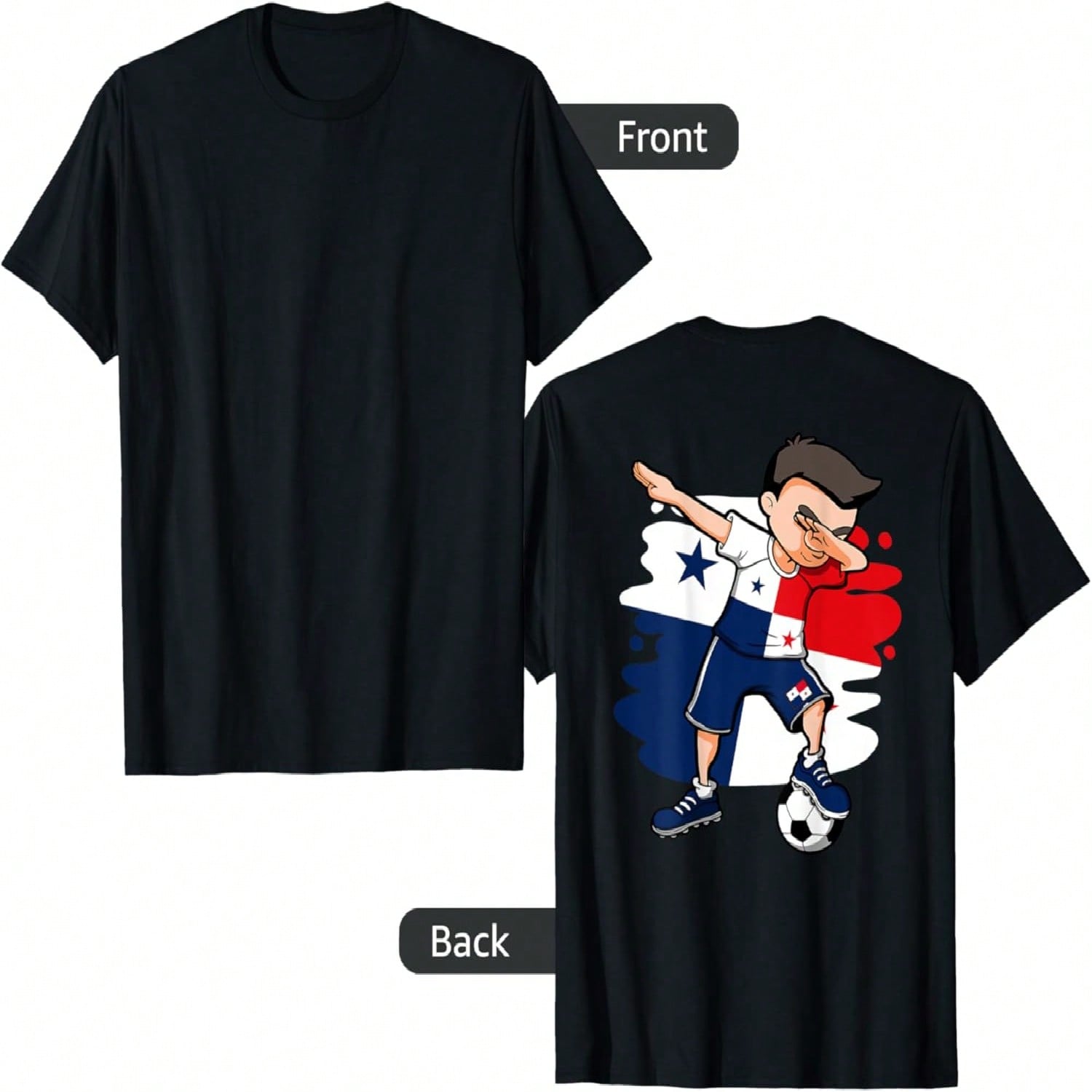 Dabbing Soccer Boy Panama Jersey Panamanian Football Lovers T-Shirt S разноцветный