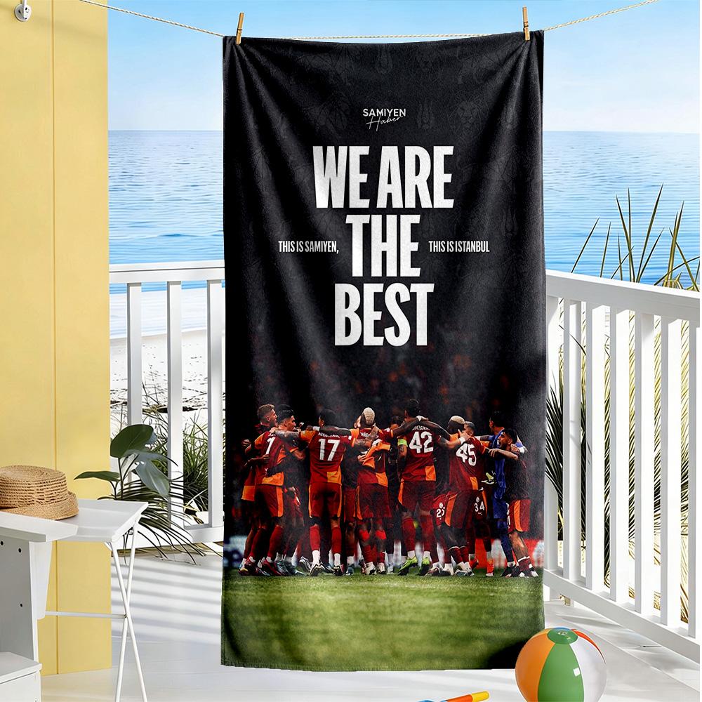 Galatasaray Beach Towel Soft Durable Quick-Dry Comfortable Lightweight