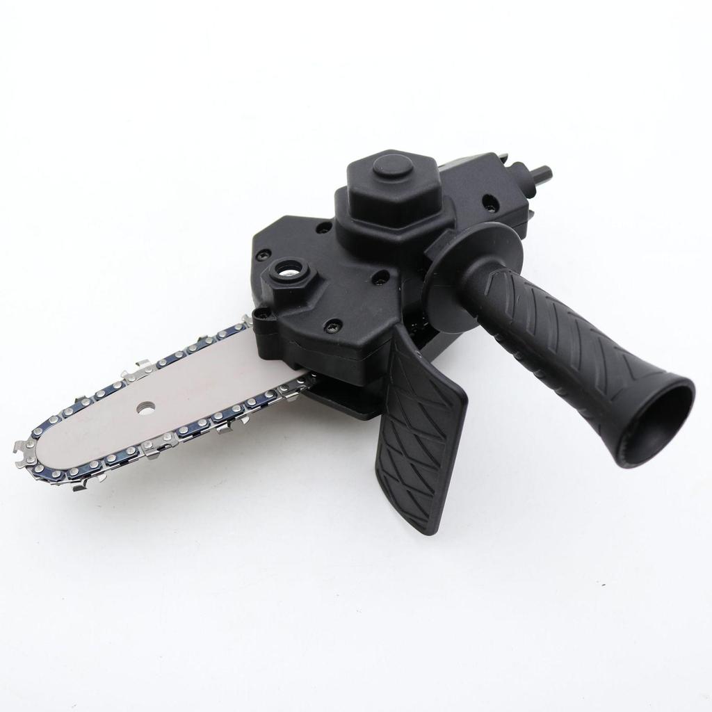 Electric Drill To Chainsaw Converter Kit with Fixed Bracket – Multifunctional Accessory for Cutting and Grinding.