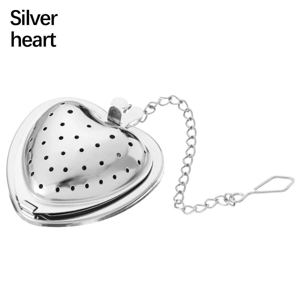 Loose Leaf Heart Steeper Tea Infuser Teapot Tea Strainer Stainless Steel