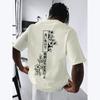 Kanji Cherry Blossom Minimalist Graphic Tshirt Unisex Unisex Harajuku Streetwear Aesthetic Casual Cotton Short Sleeve Tops