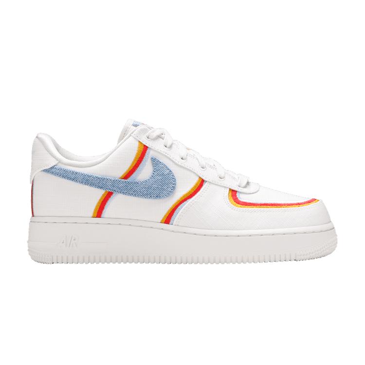 Nike Wmns Air Force 1 Low Sail Denim Swoosh 36.5