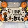 1PC Cartoon Halloween Decoration Floor Mat Restaurant Entrance Retro Mat Home Entrance Mat Bathroom Floor Mat Home Decoration