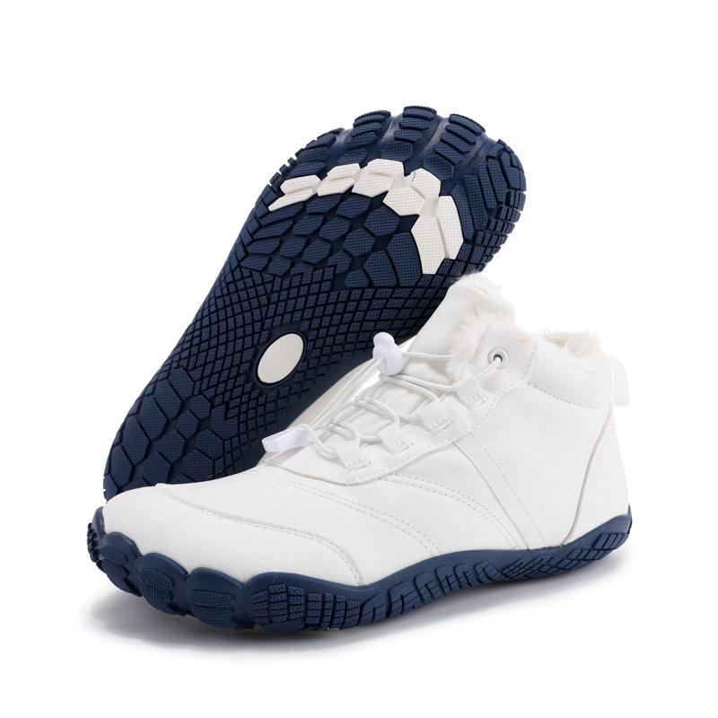 Men Winter Outdoor Velvet Warm Snow Boots Walking Shoes Waterproof Ski Shoes High-Top Large Size Cotton Boots Thick Cotton Shoes