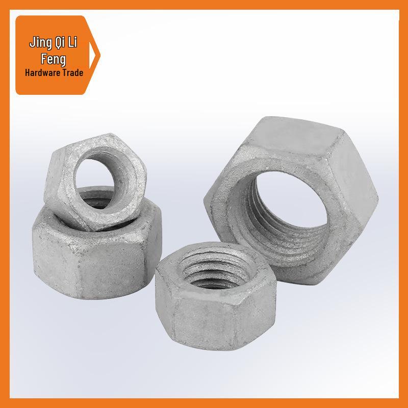 High-Strength Hot-Dip Galvanized Grade 8.8 Hex Nut for Photovoltaic, GB6170