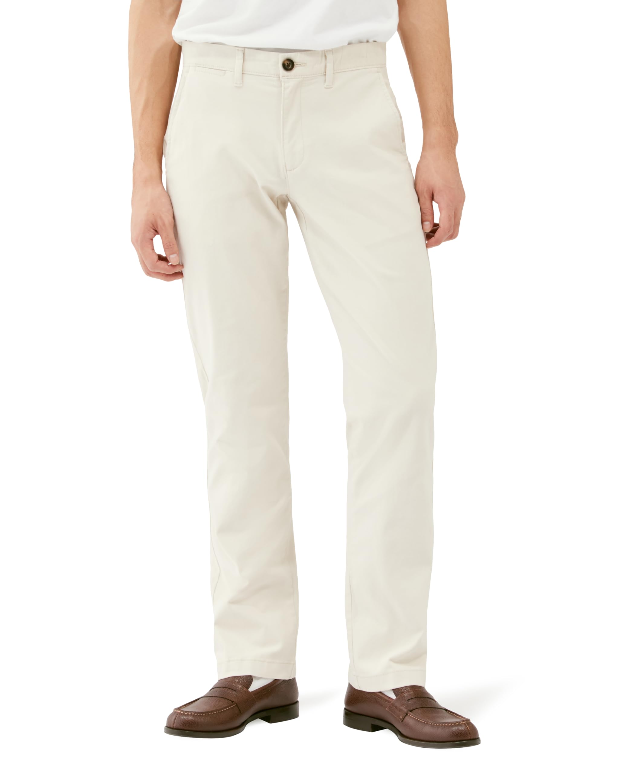 

Amazon Essentials Men s Straight Fit Casual Stretch Chinos, Stone, Size W31 / L32