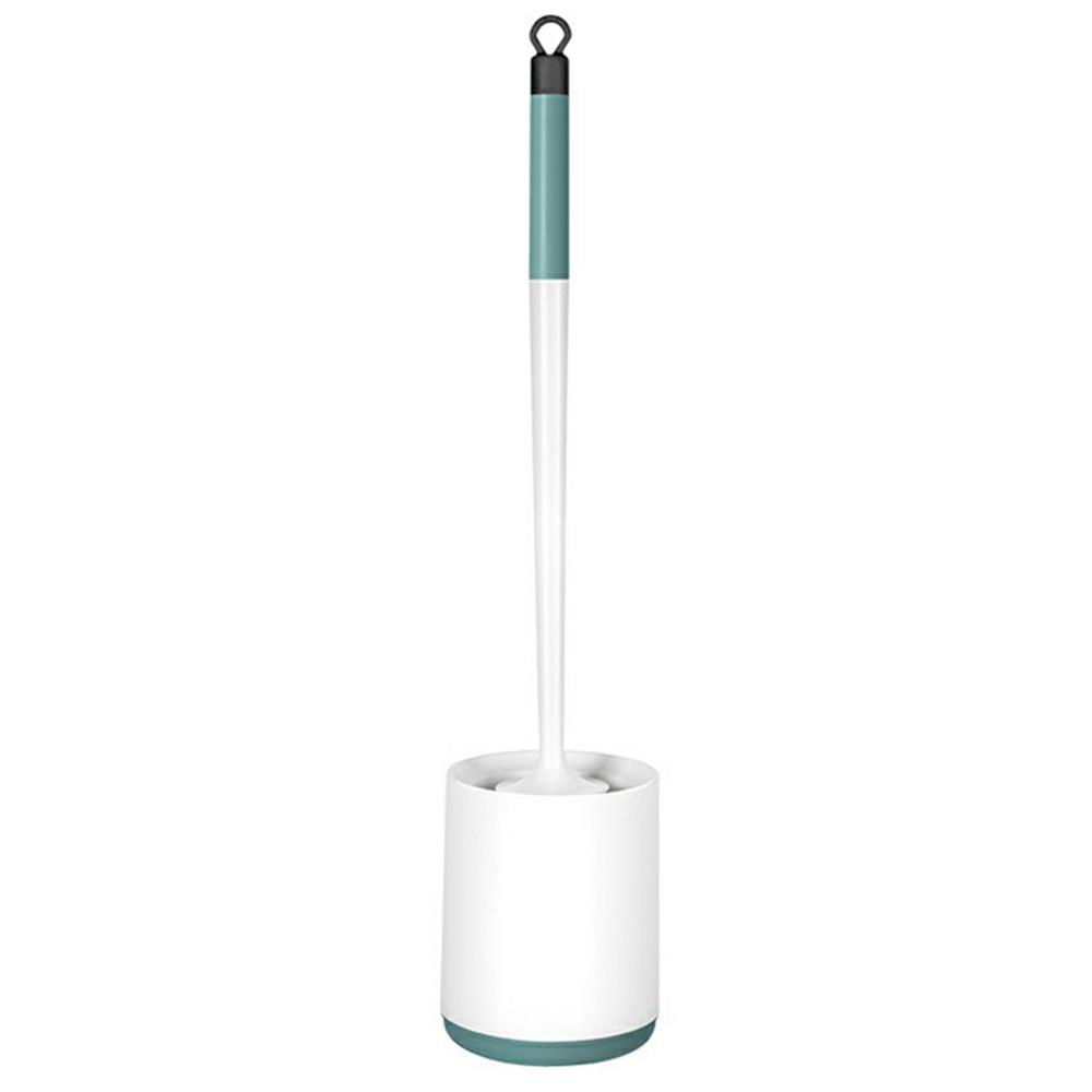 No Drill Wall Mounted/Freestanding Toilet Brush + Base Bathroom Cleaning Tool C