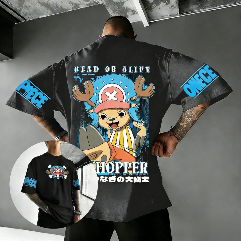 Unisex Chopper Graphic T Shirt Men Women 2026 Summer Cotton Short Sleeve Tee Cartoon Streetwear Loose Casual Top