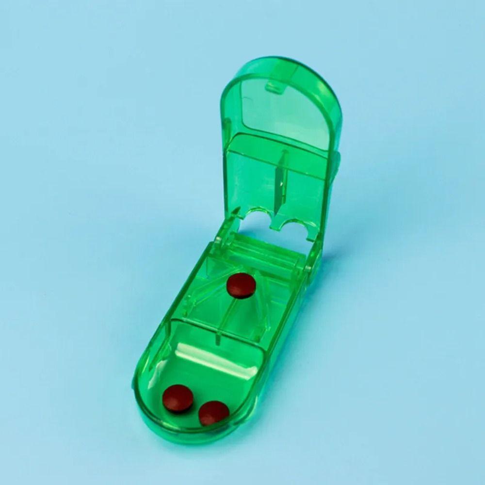 Travel Pill Splitter PP Tablet Divider New Pill Slice Box Elderly People
