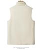 Thick Coral Fleece Couple Vests with Zipper Pockets – Warm and Stylish for Men and Women