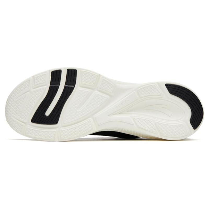 Anta Fabric Cushioning Slip Resistant Abrasion Resistant Breathable Low top Running Shoes Women's Black Sneakers 122325576-2