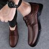 Moda masculina sapatos de couro genuíno sapatos de negócios homens sapatos casuais com cadarço sapatos de casamento masculinos calçados confortáveis para dirigir ao ar livre