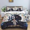 Cartoon/Anime Mobile Suit Gundam-Themed Printed Bedding Set: This soft and comfortable set includes a duvet cover and pillowcase