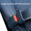 For ZEEKR 001 ZEEKR X Seat belt with silicone protective cover Scratch resistant and silent Seat belt accessories