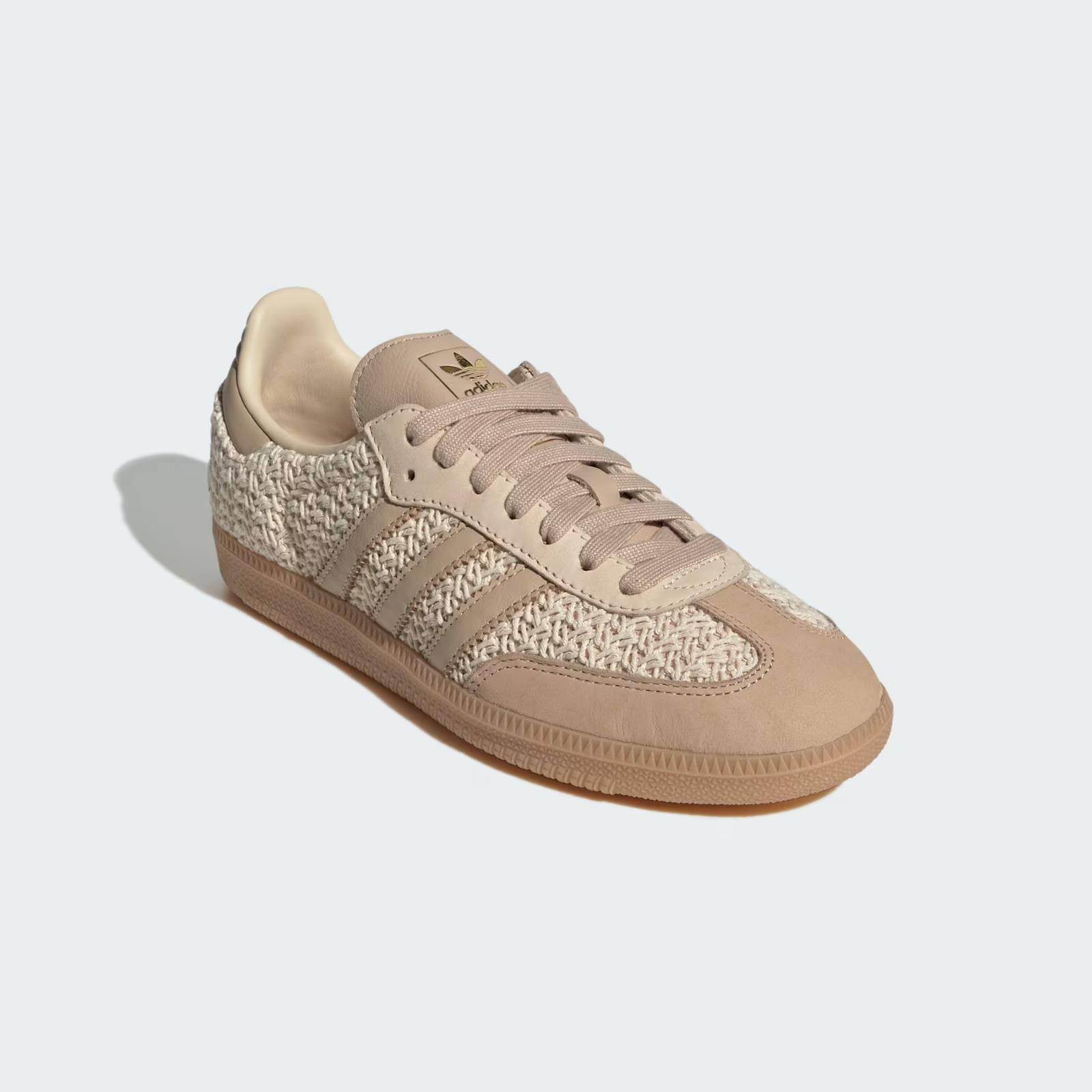 JR9446 adidas Originals Samba OG Песочный Страта Магический Бежевый Резина (Женский) 5.5W