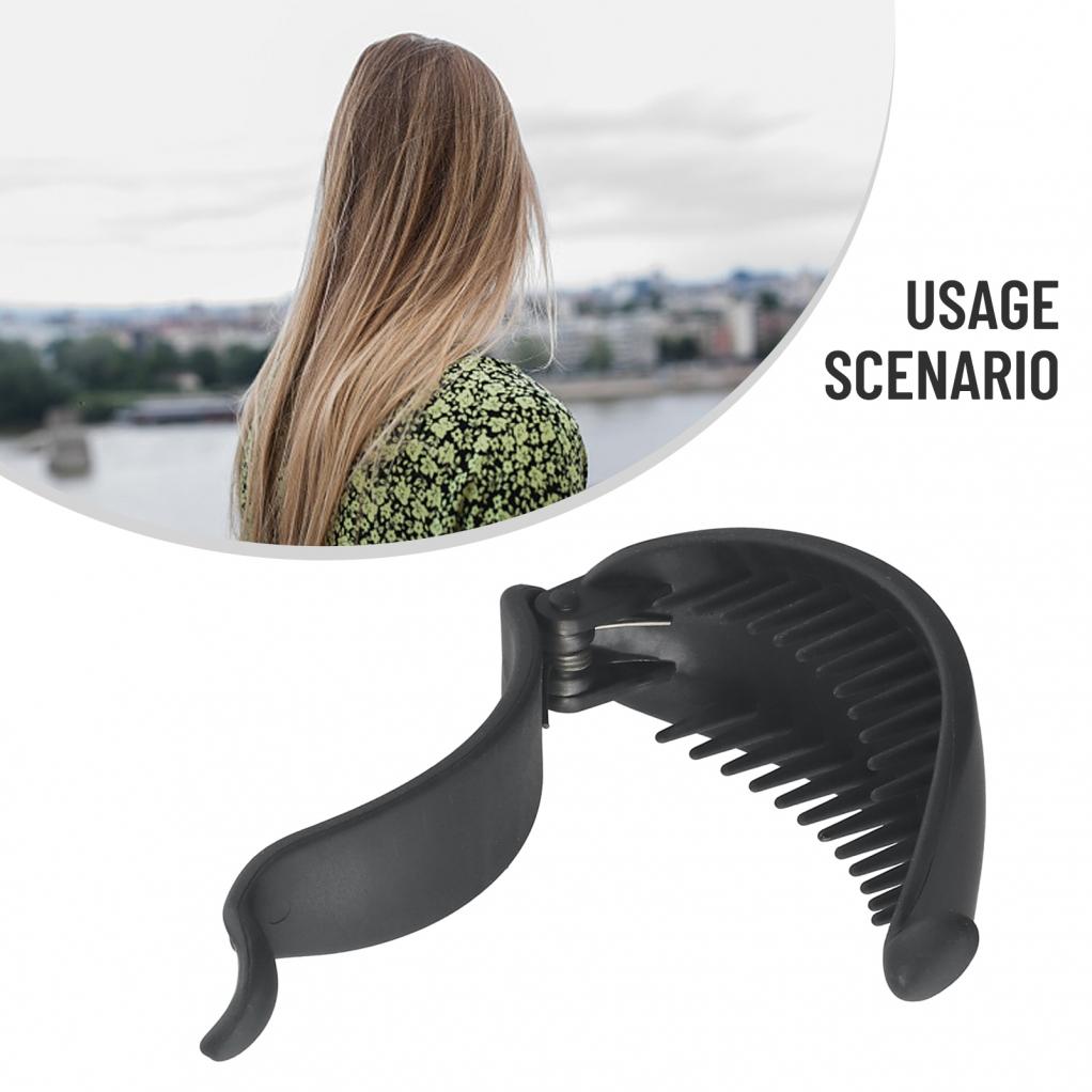 Classic Women's Banana Clip Hairpin for Catching Ponytail Hair Accessories