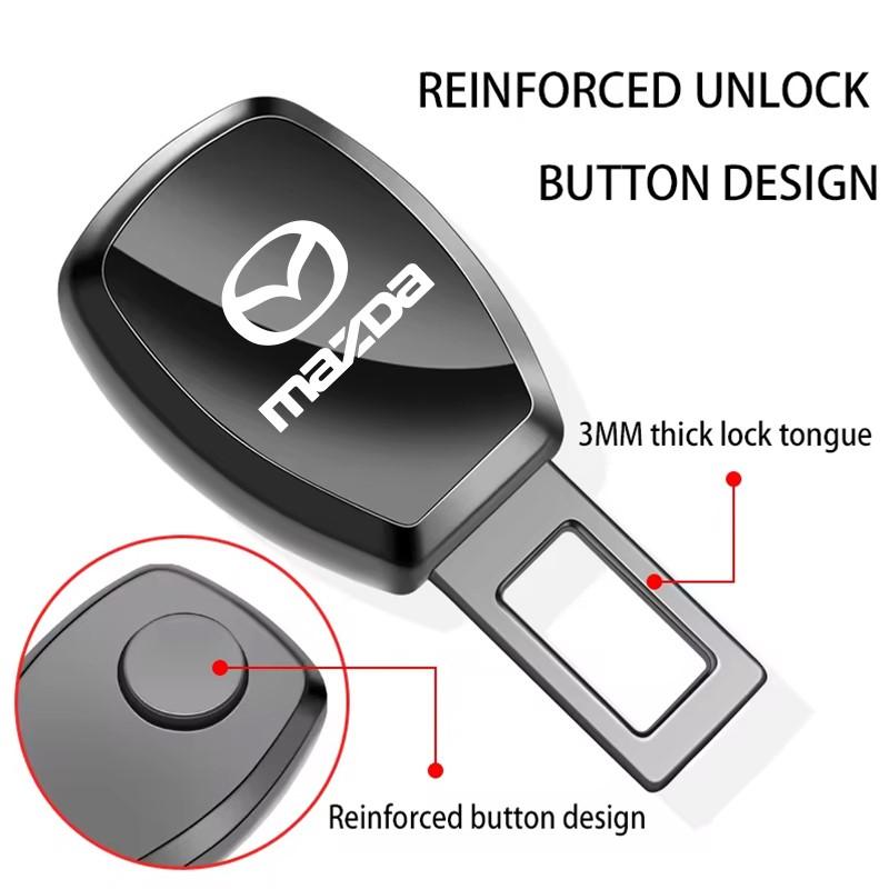 Car Seat Belt Extender Seatbelt Lock Buckle Clip Plug Accessories For Mazda 3 6 CX5 2 CX3 CX9 MX5 RX8 Axela Demio Atenza MS GJI