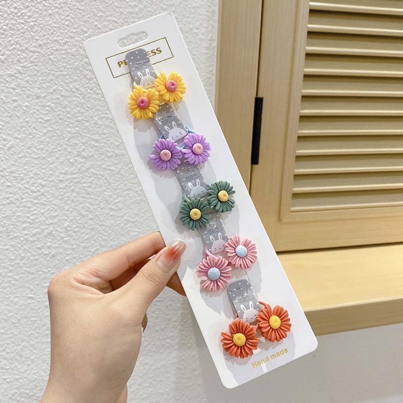 10-30PCS/Set, Cute Cartoon Animals, Hair Bands, Girls, Elastic Rubber Band, Headwear, Hair Accessories