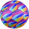 1 st Polka Dot Regenboog Maat 5 Voetbal Professioneel Wedstrijd Training Voetbal Binnen & Buiten Sportbal Lichtgewicht Duurzaam m6522