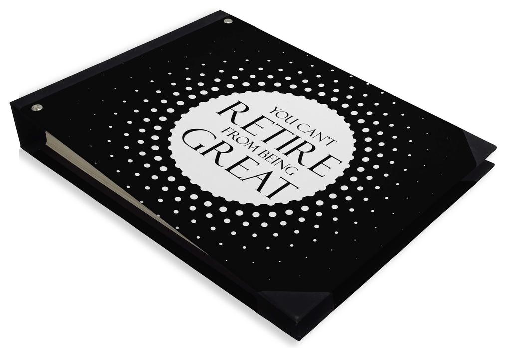 Darling Souvenir Black Blur Light Printed Hardbound Cover Personalized Guestbook For Retirement Party Guest Sign In-9 x 12