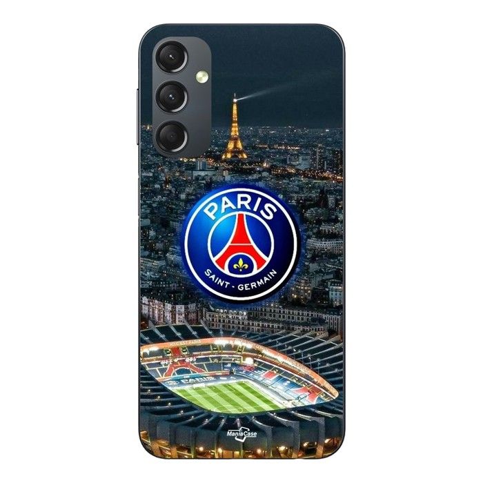 Coque Pour Samsung galaxy A24 PSG logo stade nuit tour eiffel Maniacase