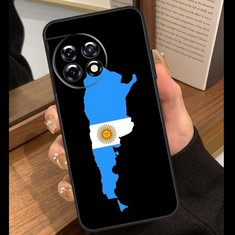 

Argentina Flag Case For OnePlus 15R 13R 13T 12R 15 13 12 11 10 Pro 10T Nord CE 3 4 Lite N20 N30 Nord 5 Cover OnePlus 11