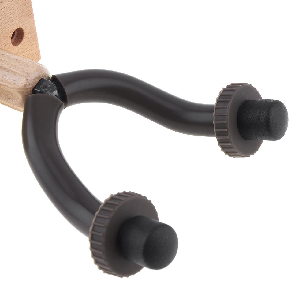 Wood Wall Mount Guitar Hanger Hook Holder Angle Adjustable for Guitar String Instrument