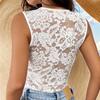 9 Colors Bodysuits Women Top Fashion V Neck Lace Slim Lingerie Leotard  Sleeveless Femme Horn Sleeves Rompers Jumpsuits