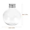 25pcs Christmas Candy Fillable Bottles Clear Plastic Ball Ornament DIY Drift Wishing Bottles Petals Fillable Juice Bottles 150ml