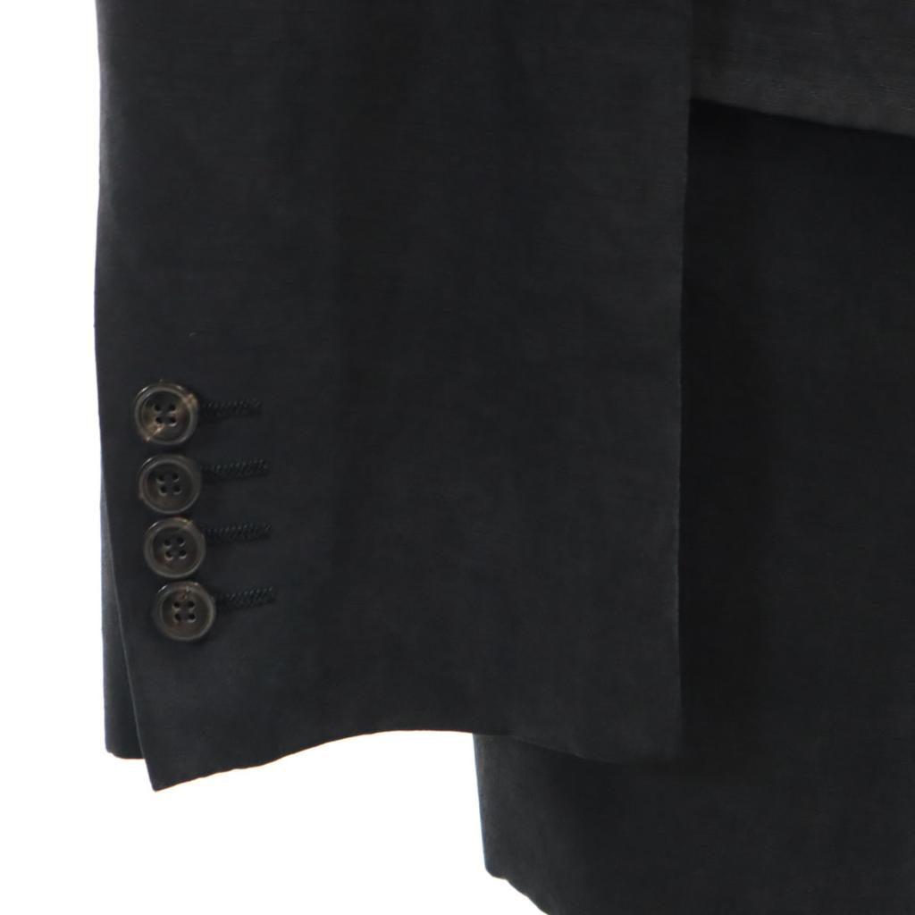 Armani Collezioni Linen Blend M&M's Tailored Jacket 50 Black Blazer Men's Used