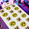 Borussia Dortmund Print Rug, Washable Floor Carpet, For Entryway Dorm Laundry Room Office Study, Home Decor Birthday Christmas Gift