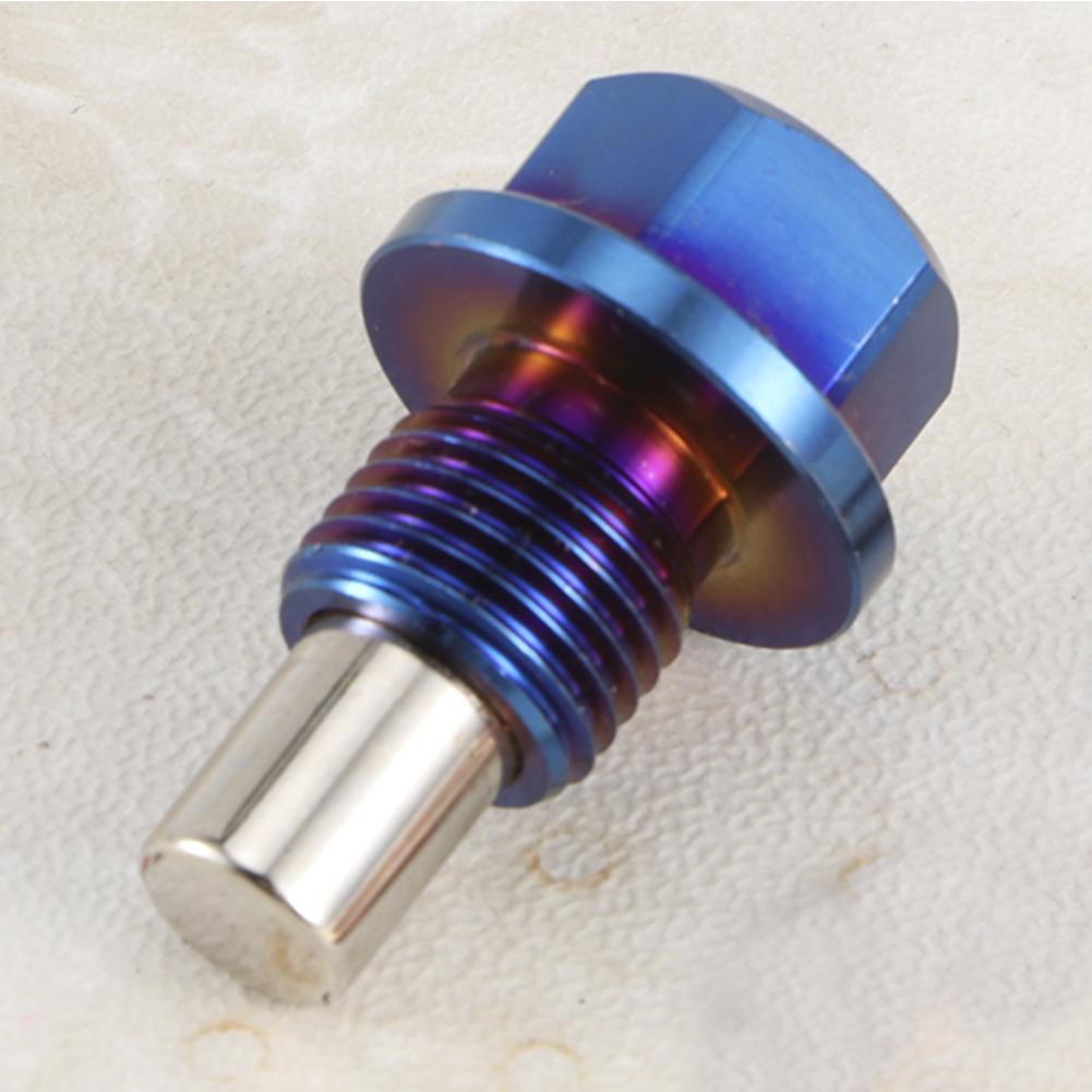 Aluminum Alloy Magnetic Oil Pan Sump Return Drain Plug Bung Fitting Adapter