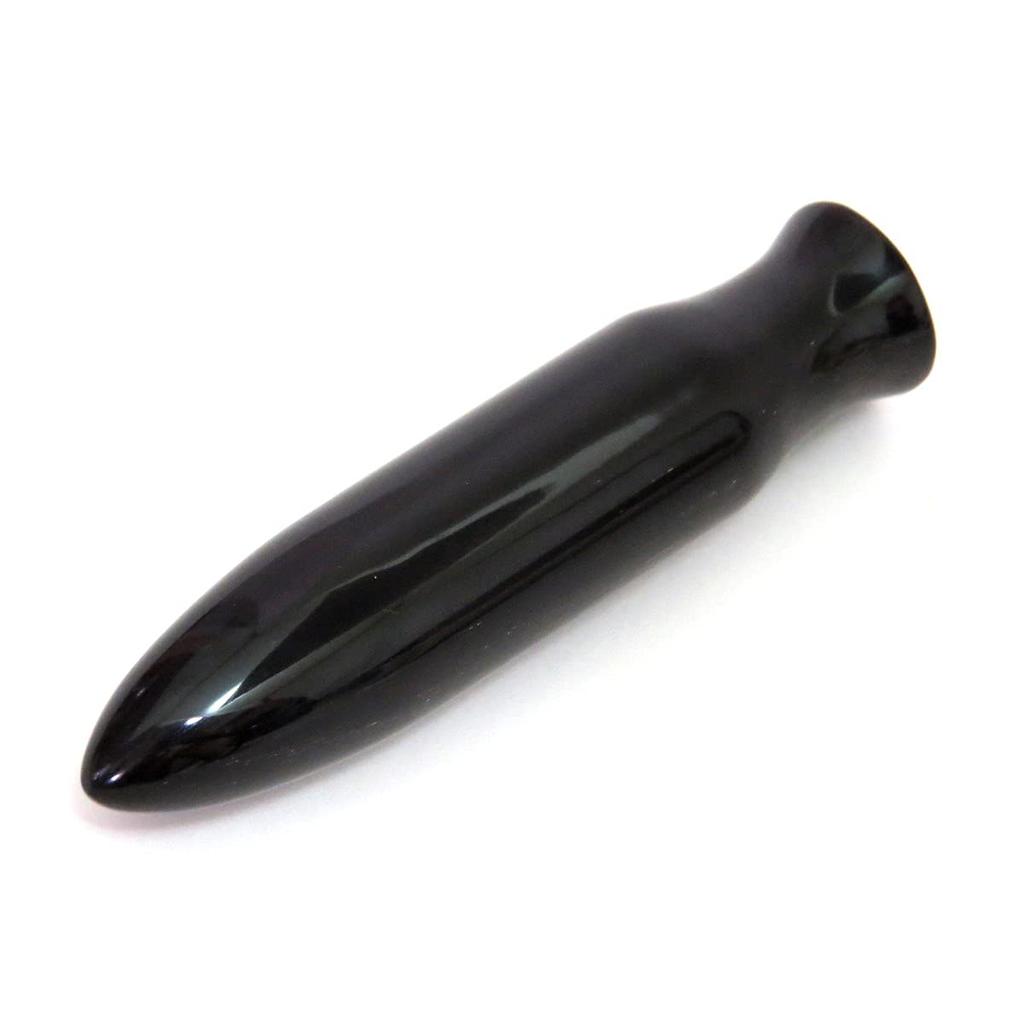 Kassa bullet stick black buffalo length 8cm x diameter great for Abbey leather (natural horn) approx. approx. 1.8cm (also stick!!)